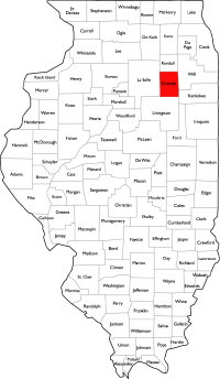 Grundy County, Illinois County Map